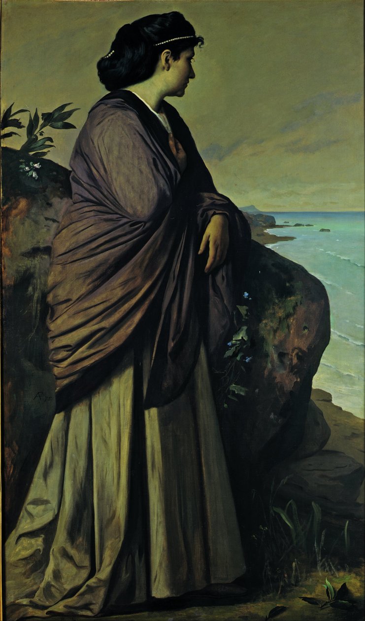 Nad brzegiem morza (nowoczesna Ifigenia) autorstwa Anselm Feuerbach