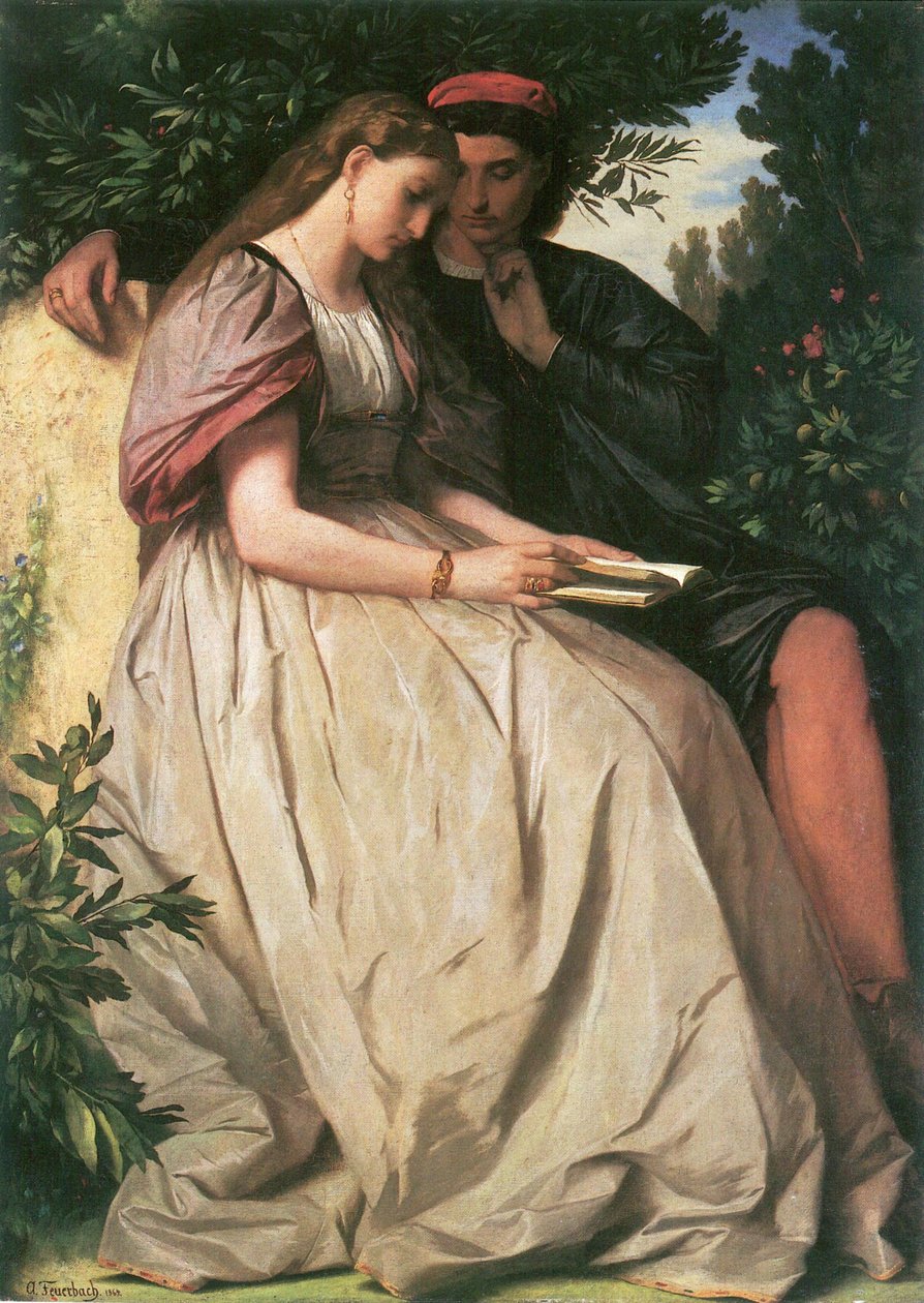 Paolo i Francesca autorstwa Anselm Feuerbach