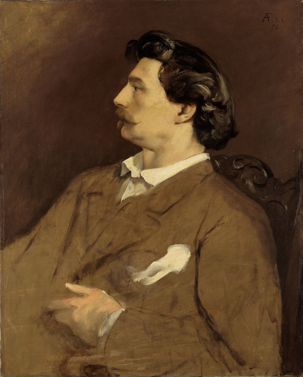Autoportret autorstwa Anselm Feuerbach