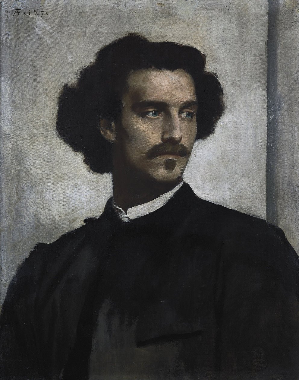 Autoportret, 1873 autorstwa Anselm Feuerbach