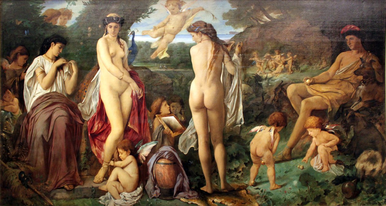 Sąd Paryża autorstwa Anselm Feuerbach