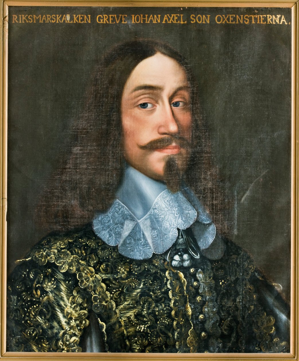 Portret hrabiego Johana Axelssona Oxenstierny 1611-1657. autorstwa Anselm van Hulle
