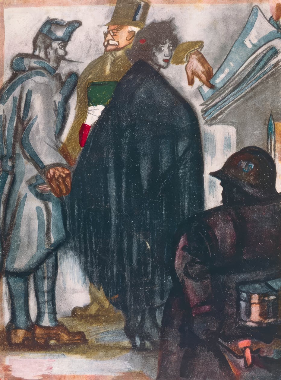 Sonnino w Wersalu autorstwa Anselmo Bucci