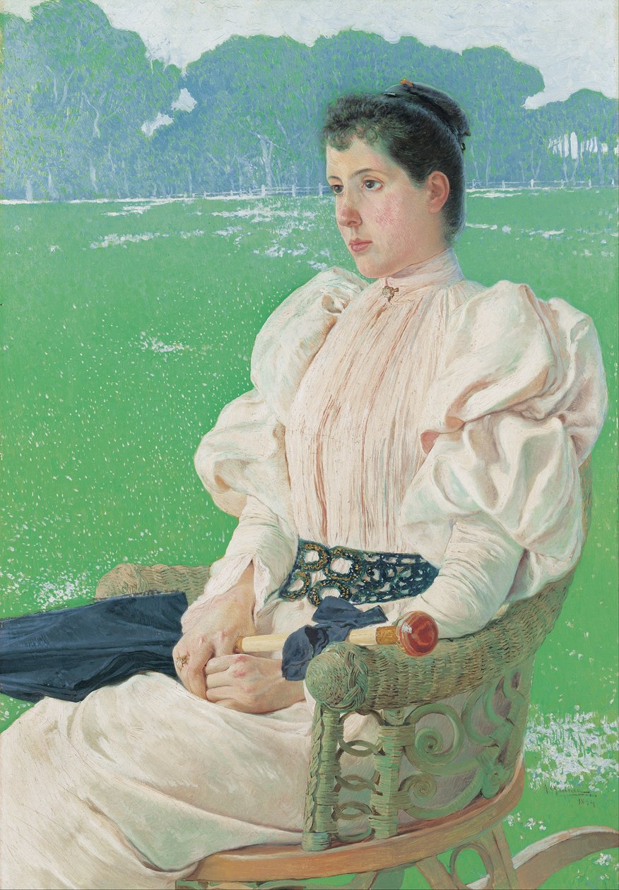 Portret damy autorstwa Anselmo Guinea