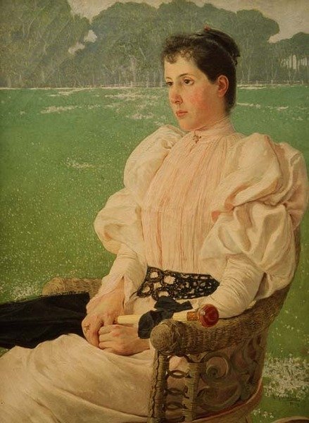 Portret kobiety autorstwa Anselmo de Guinea