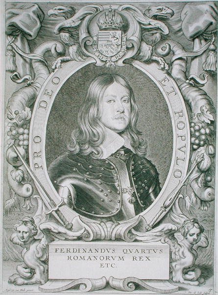 Ferdynand IV, z „Portraits des Hommes Illustres”, sztychowanej przez Petrusa de Iode, wydana w 1706 r. (grafika) autorstwa Anselmus van (after) Hulle