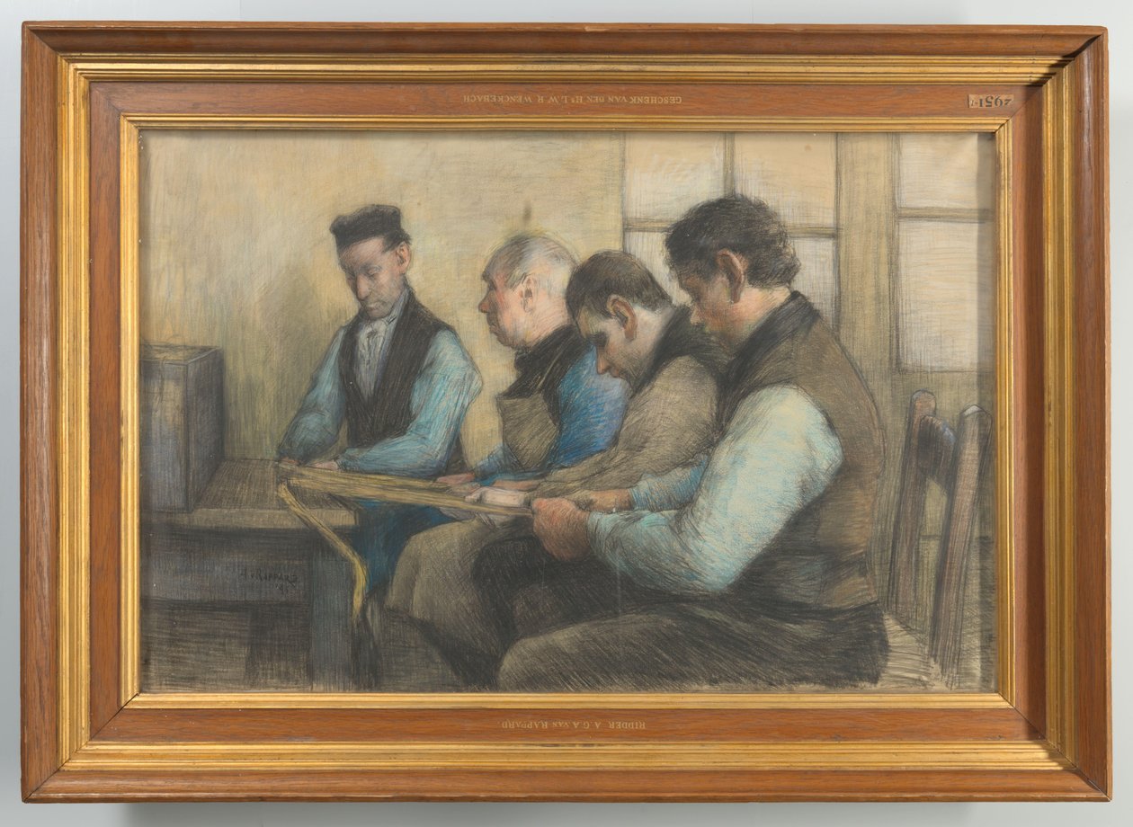 Tkacze maty dla niewidomych autorstwa Anthon Gerhard Alexander van Rappard