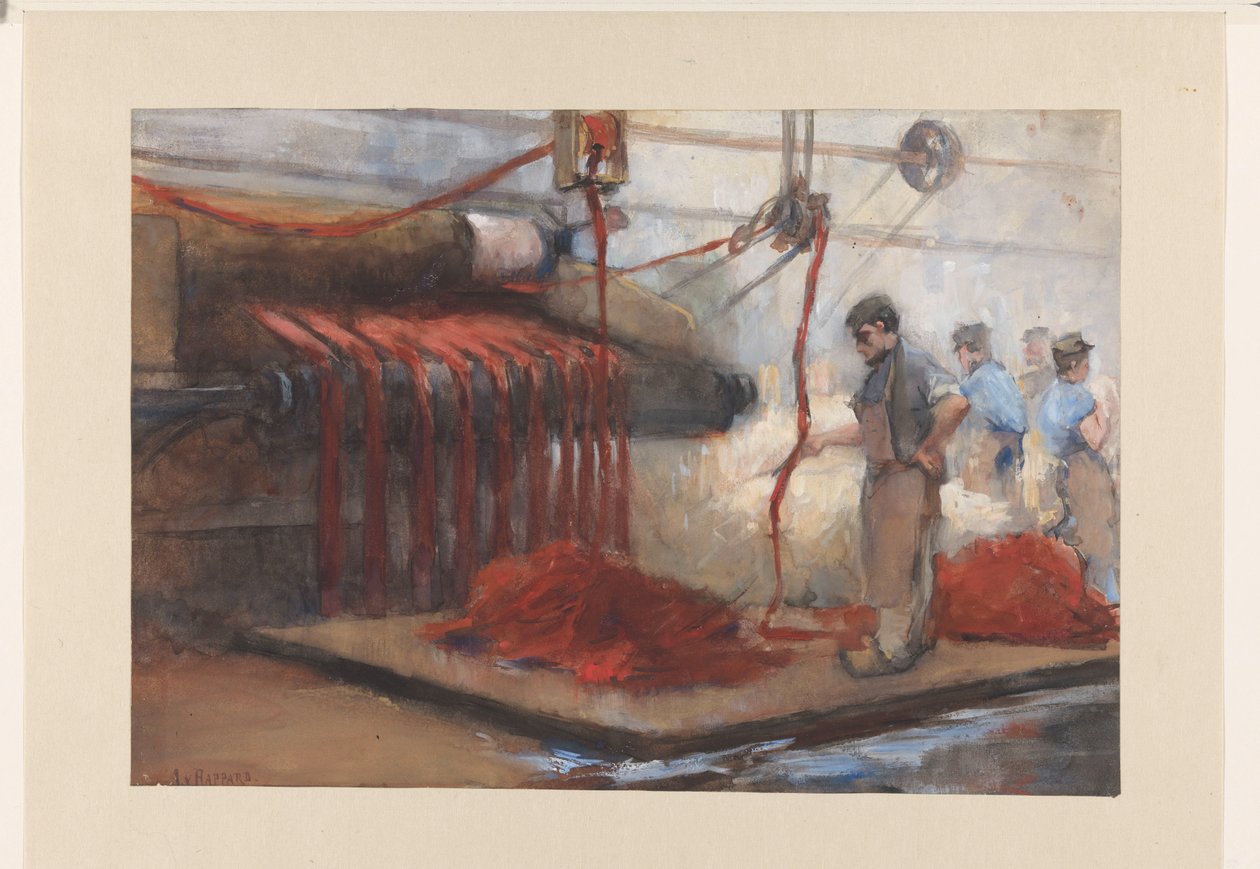 W czerwonym farbowaniu autorstwa Anthon Gerhard Alexander van Rappard