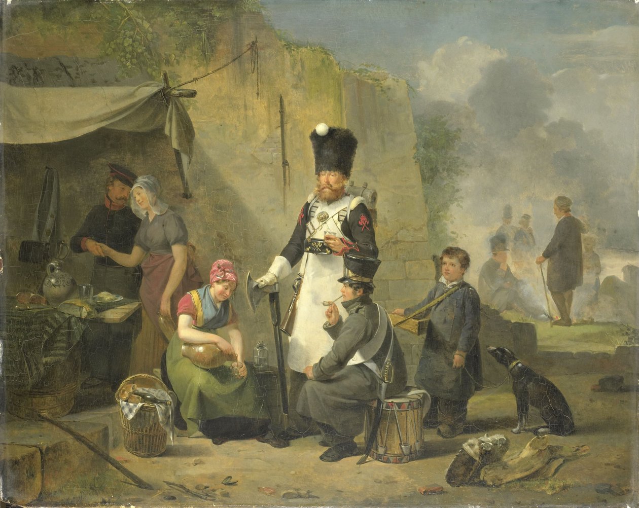 The Camp Follower autorstwa Anthonie Constantijn Govaerts