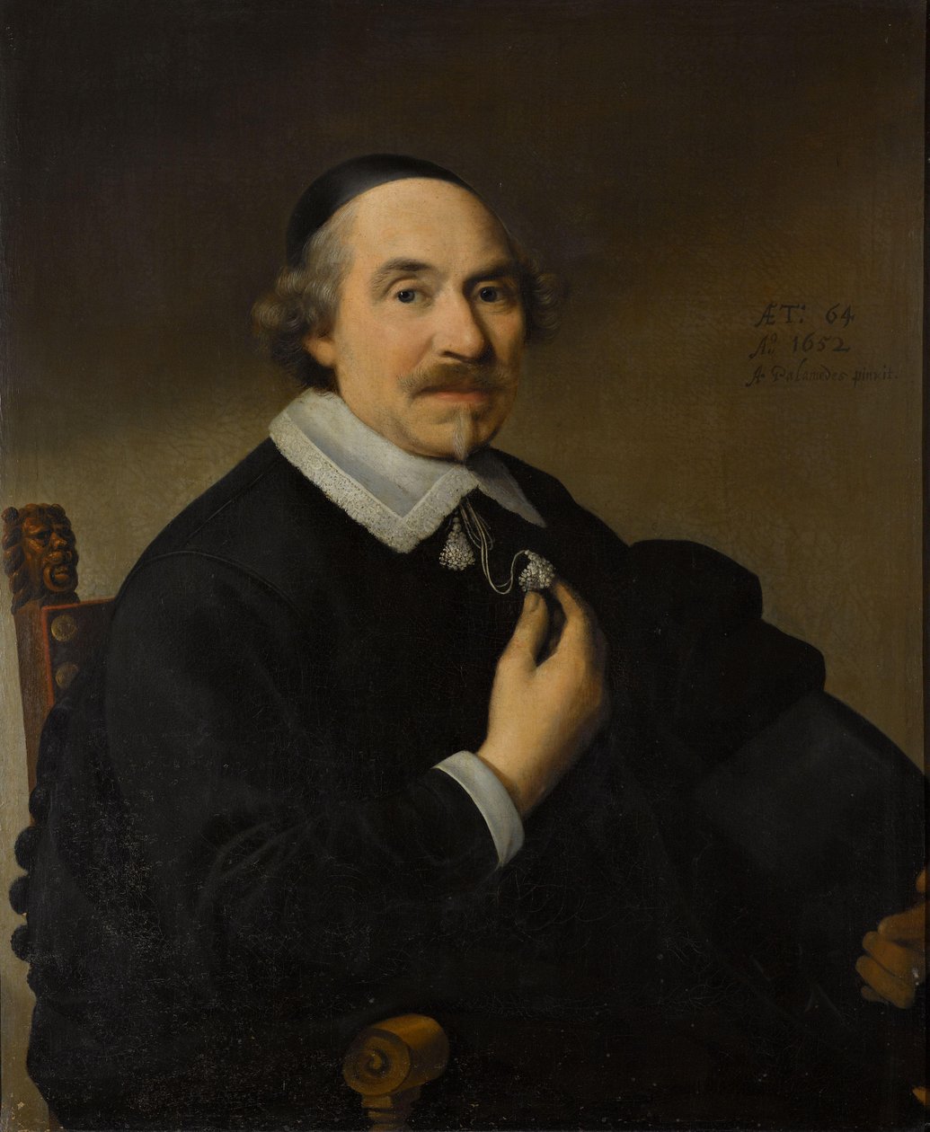 Portret mężczyzny, prawdopodobnie Pieter Anthonisz van Bronckhorst (1588-1661) autorstwa Anthonie Palamedesz