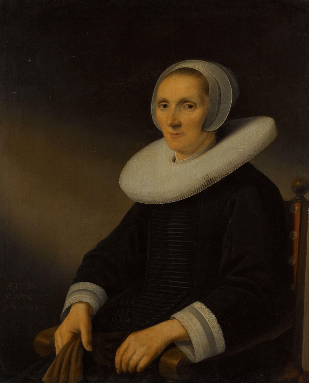 Portret kobiety, prawdopodobnie Jacobmina de Grebber (?-1666) autorstwa Anthonie Palamedesz