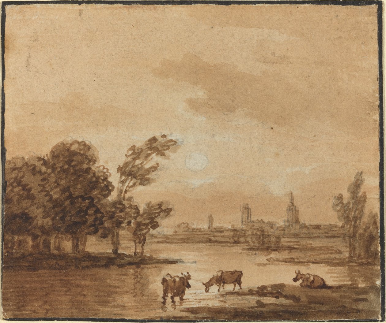 Krajobraz autorstwa Anthonie van Borssom