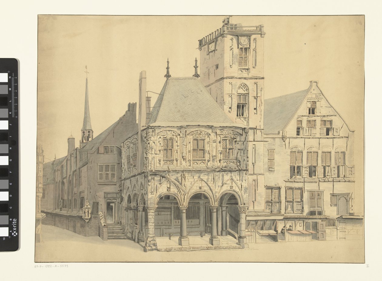 Ratusz Starego Miasta w Amsterdamie, 1641 autorstwa Anthonie van den Bos