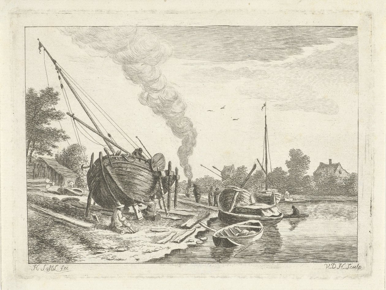 Stocznia autorstwa Anthonij van der Haer