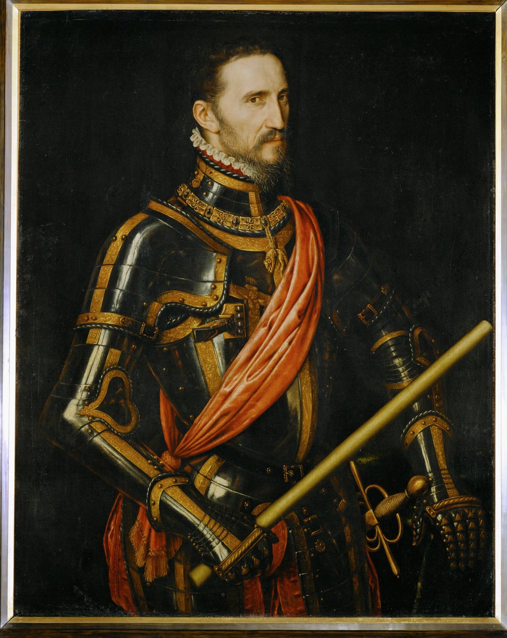 Fernando Alvarez de Toledo, książę Alby ... (obraz na płótnie) autorstwa Anthonis van Dashorst Mor