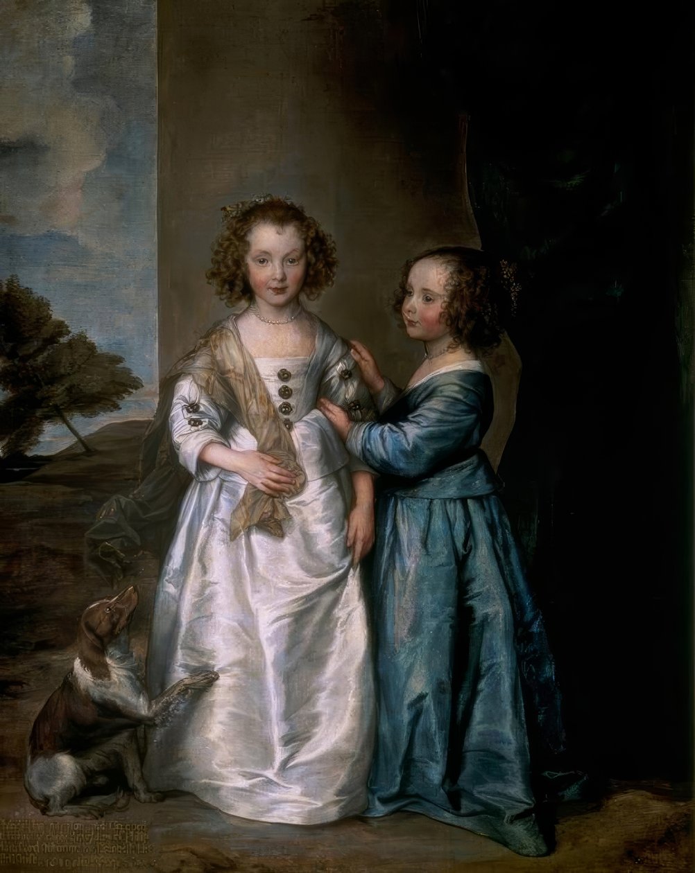 Portret Elżbiety i Filadelfii Wharton autorstwa Anthony van Dyck