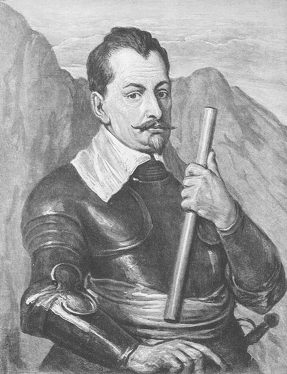 Albrecht von Wallenstein autorstwa Anthony van Dyck