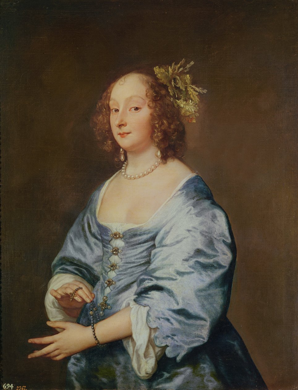 Marie Ruthven, Lady van Dyck, c.1639 autorstwa Anthony van Dyck