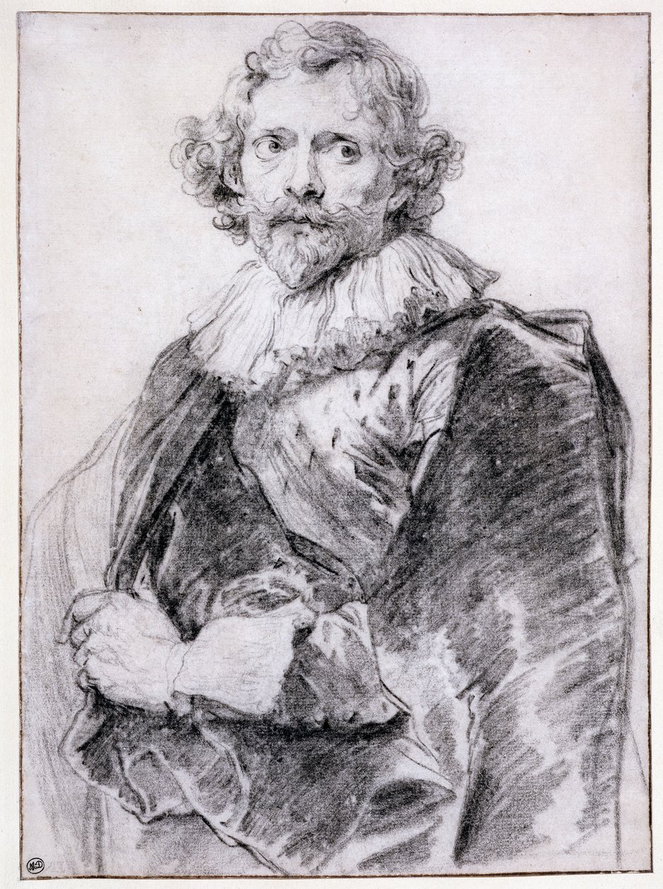 Portret Lucasa Vorstermana (1595-1675), ok. 1631 autorstwa Anthony van Dyck
