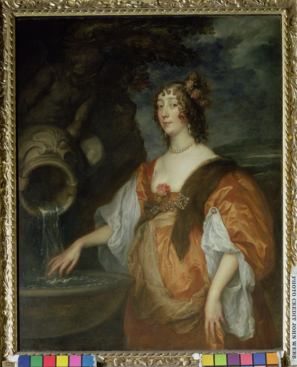 Portret Lucy Percy, hrabiny Carlisle (1599-1660) ok. 1637-40 autorstwa Anthony van Dyck