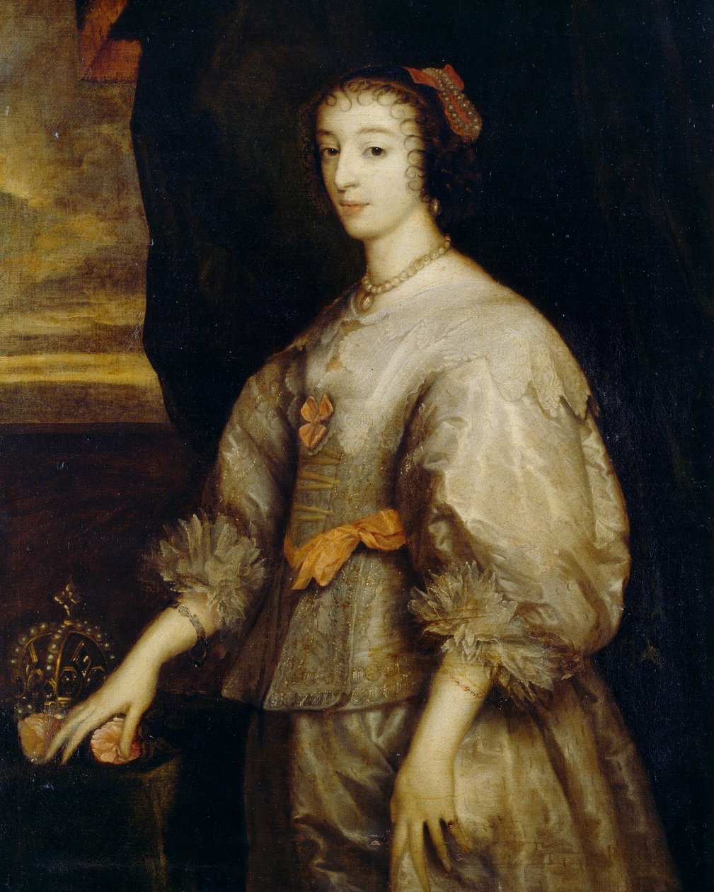 Królowa Henrietta Maria autorstwa Anthony van Dyck