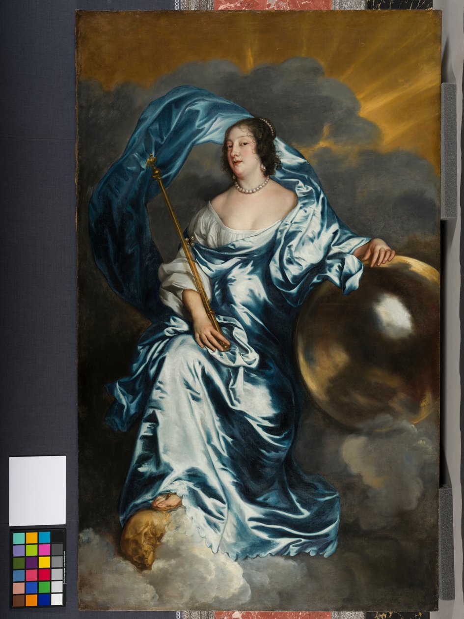 Rachel de Ruvigny, hrabina Southampton jako „Fortuna”, c.1638 autorstwa Anthony van Dyck