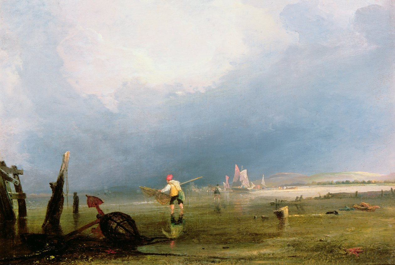 Plaża w Shoreham autorstwa Anthony Vandyke Copley Fielding