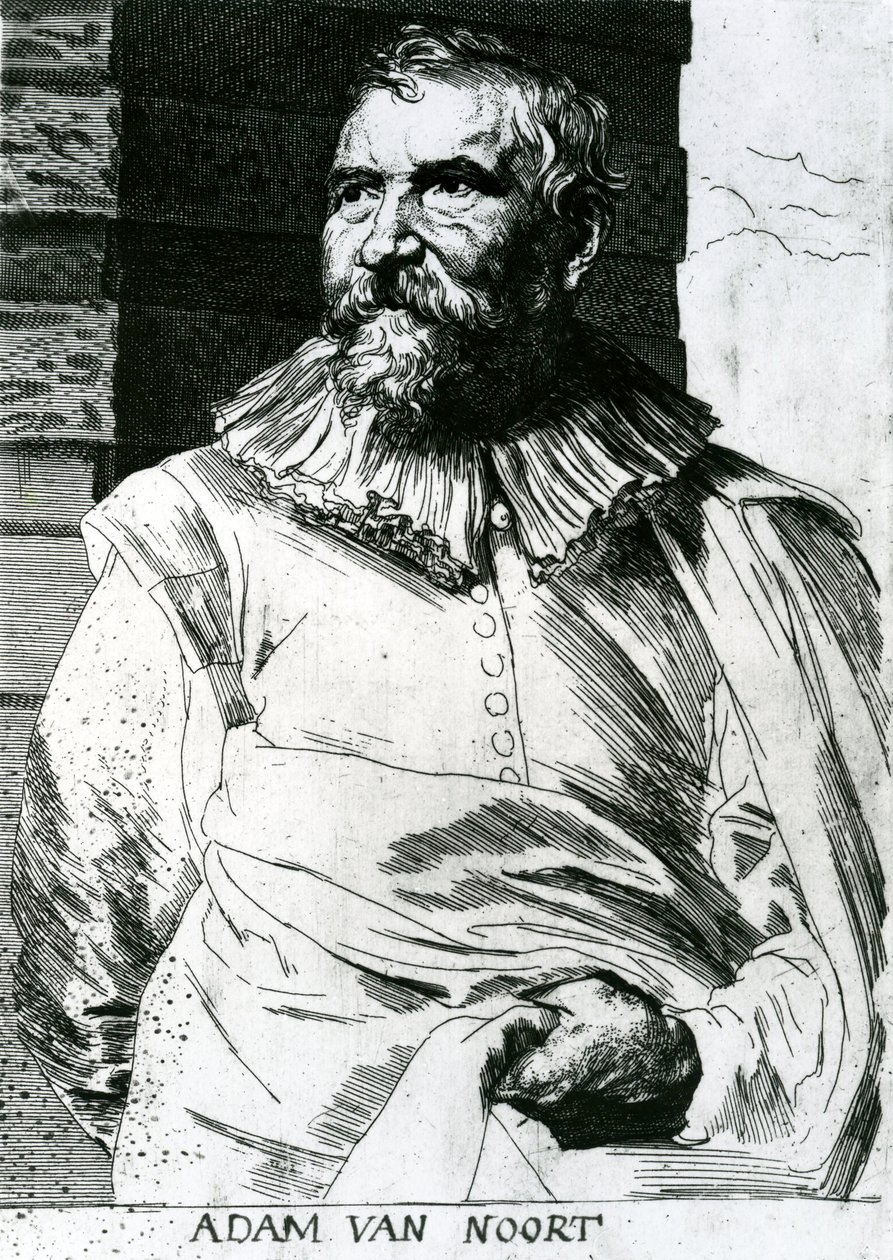 Adam Van Noort (15612-1641) autorstwa Anthony van Dyck