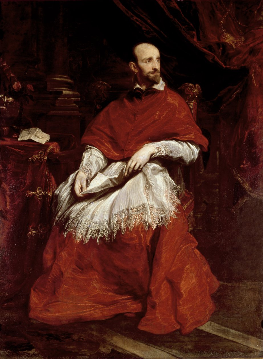 Kardynał Guido Bentivoglio (1579-1644) autorstwa Anthony van Dyck