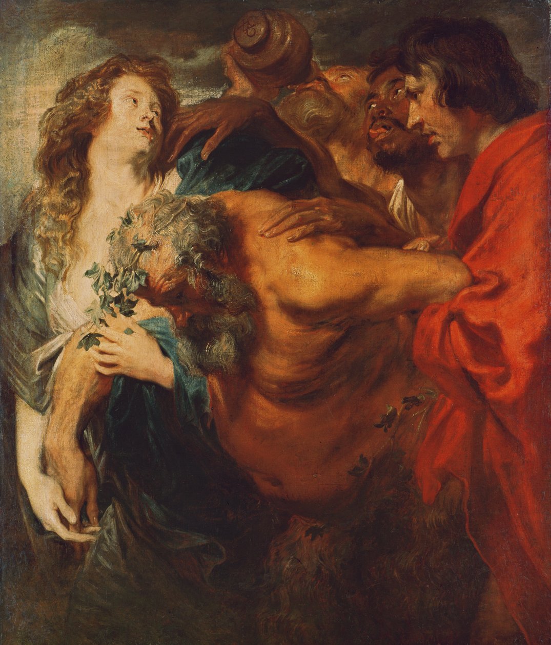 Pijany Silenus, c.1616 autorstwa Anthony van Dyck
