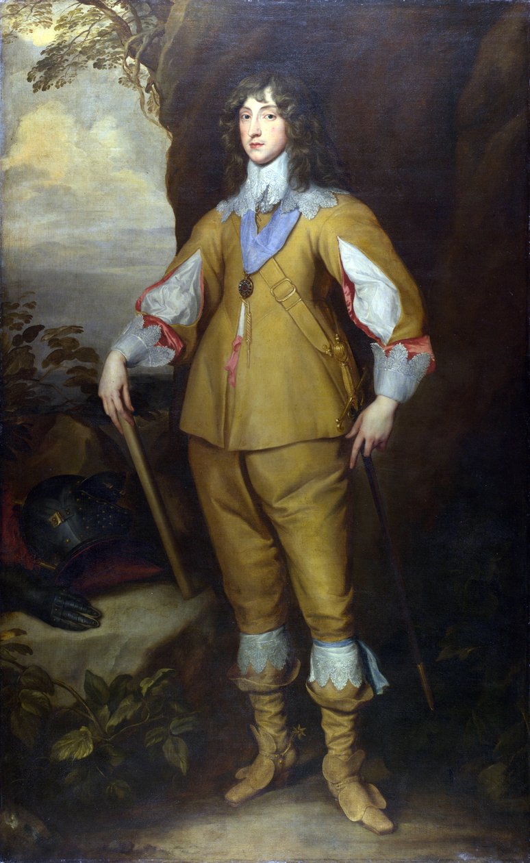 Książę Karol Ludwik, hrabia Palatyn autorstwa Anthony van Dyck