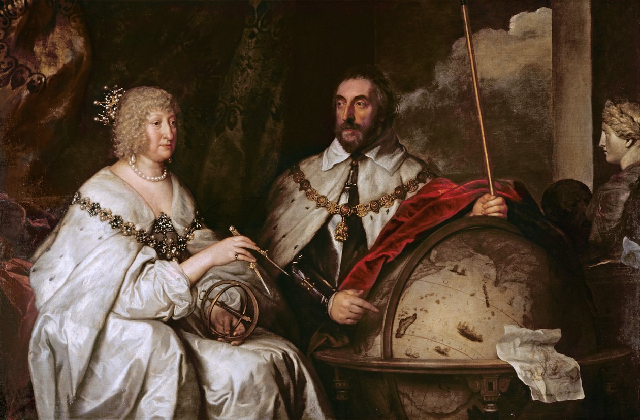 Madagaskar Portret Thomasa Howarda i jego żony Aletheia Talbot, 1635 autorstwa Anthony van Dyck