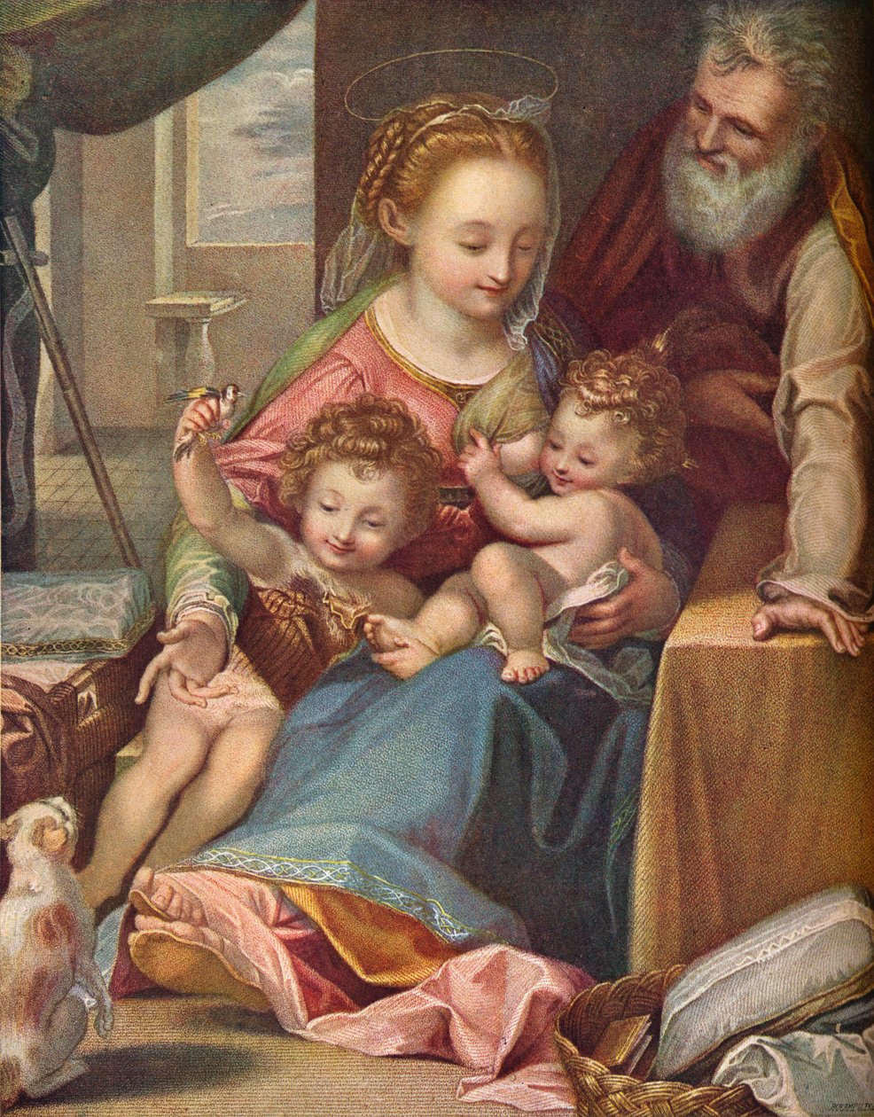 Madonna Kota La Madonna del Gatto, c1575, 1906 autorstwa Anthony Cardon