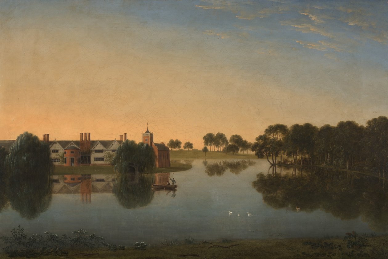 Tabley: Stara Sala po drugiej stronie Mere autorstwa Anthony Devis