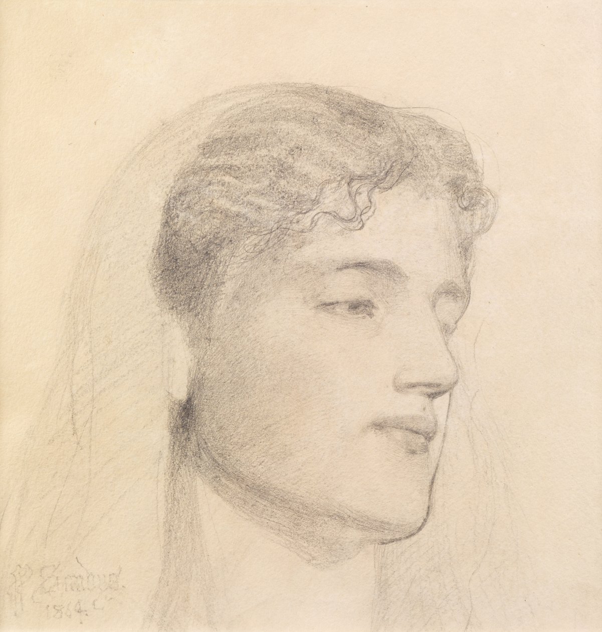 Augusta Jones autorstwa Anthony Frederick Augustus Sandys