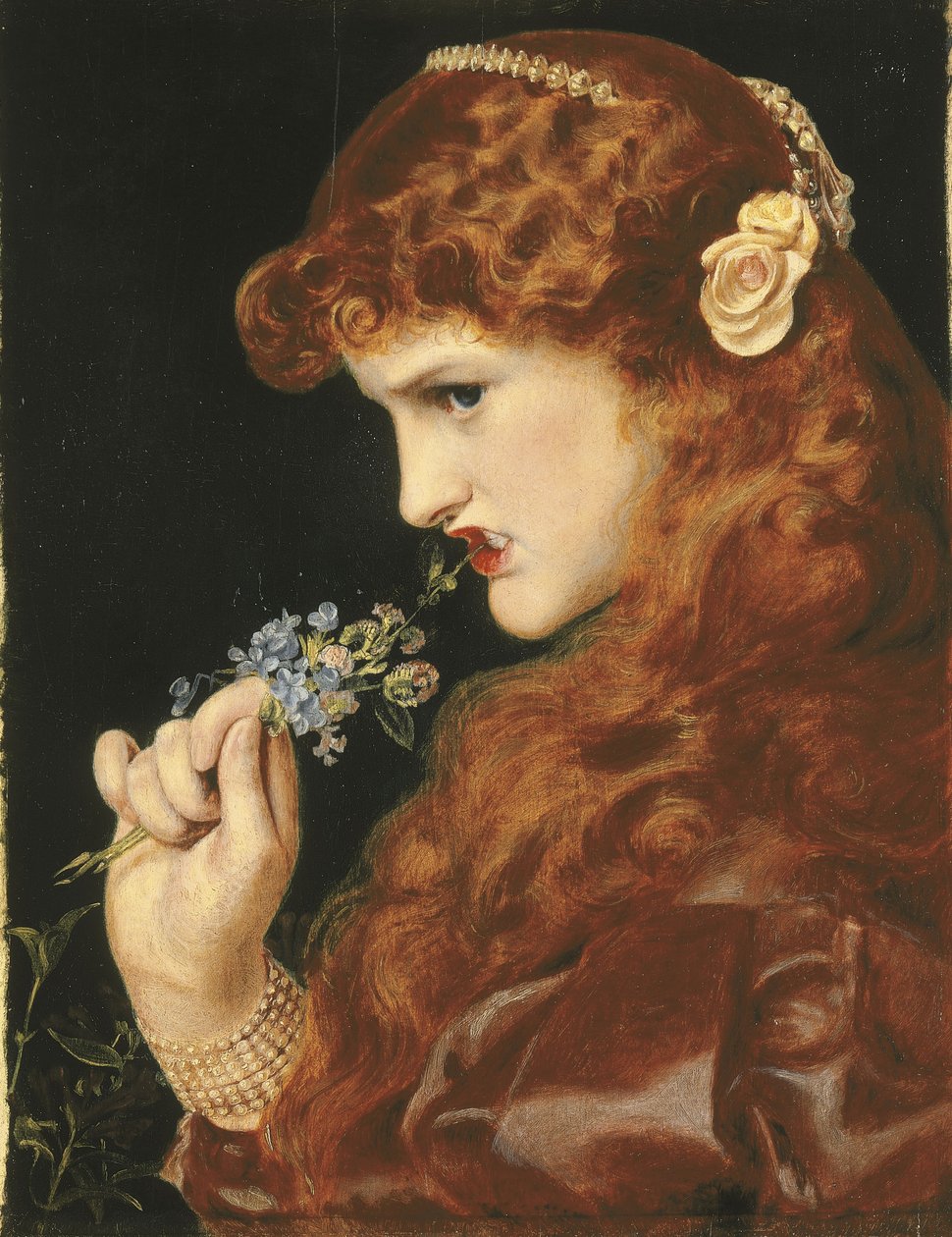 Cień miłości, c.1867 autorstwa Anthony Frederick Augustus Sandys