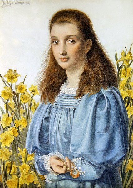 Olive Margaret Rzeź autorstwa Anthony Frederick Augustus Sandys