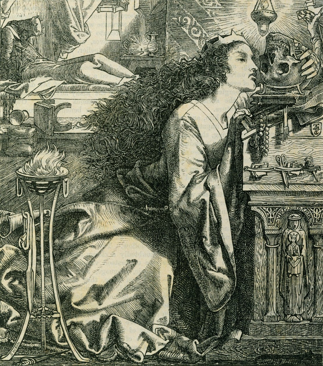 Rosamunda, królowa Longobardów autorstwa Anthony Frederick Augustus Sandys