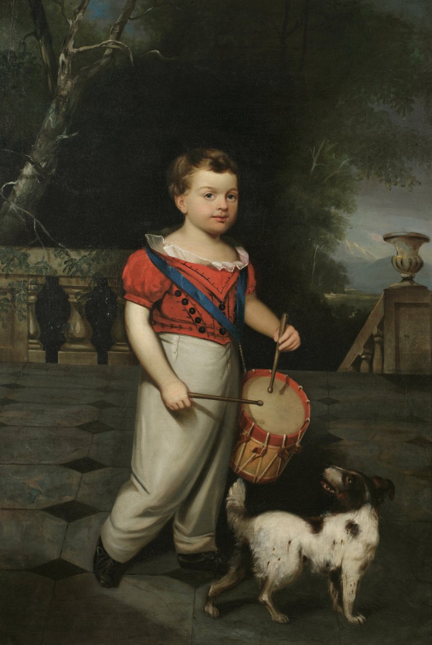 Młody perkusista, 1830-31 autorstwa Anthony Lewis De Rose