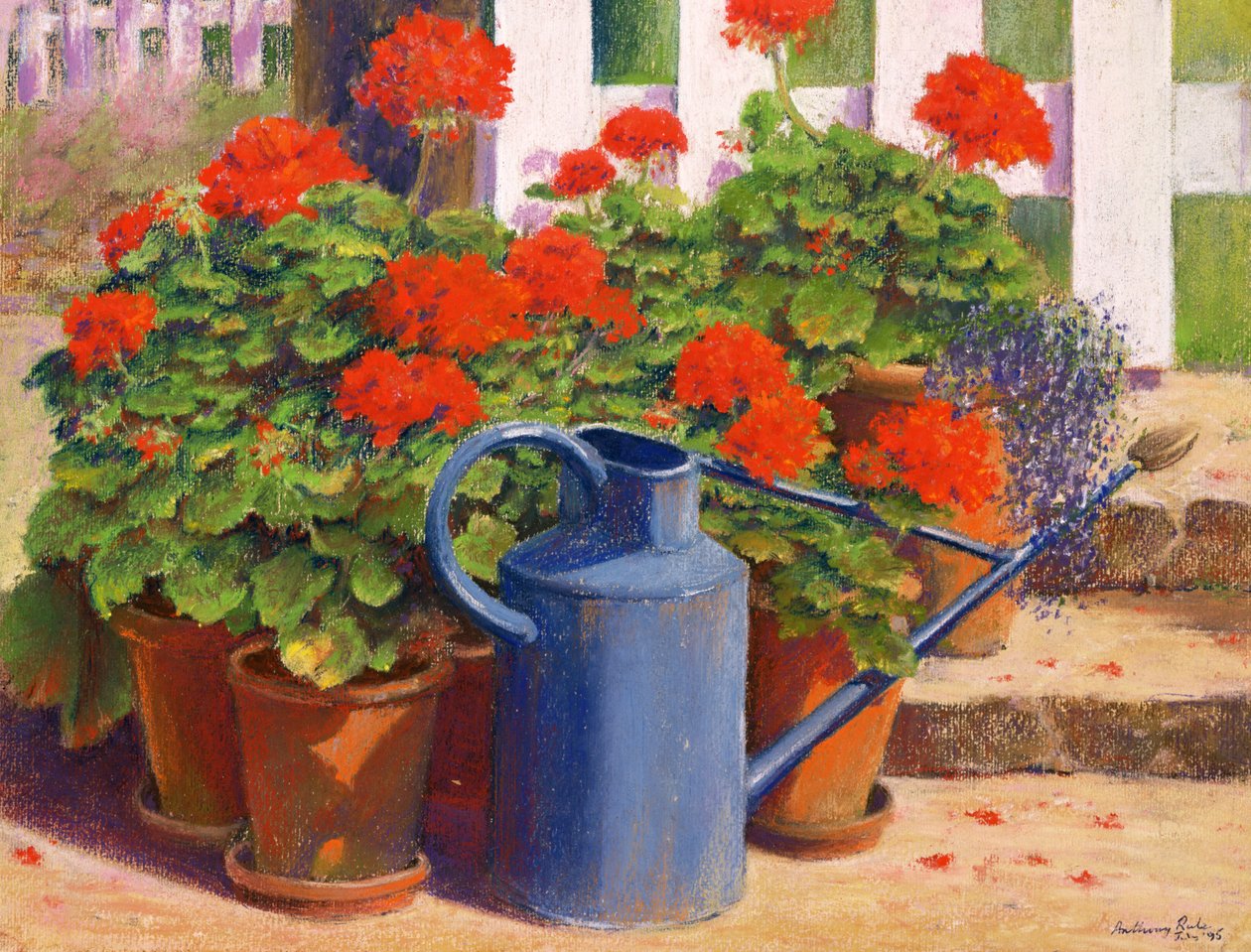Niebieska konewka, 1995 autorstwa Anthony Rule
