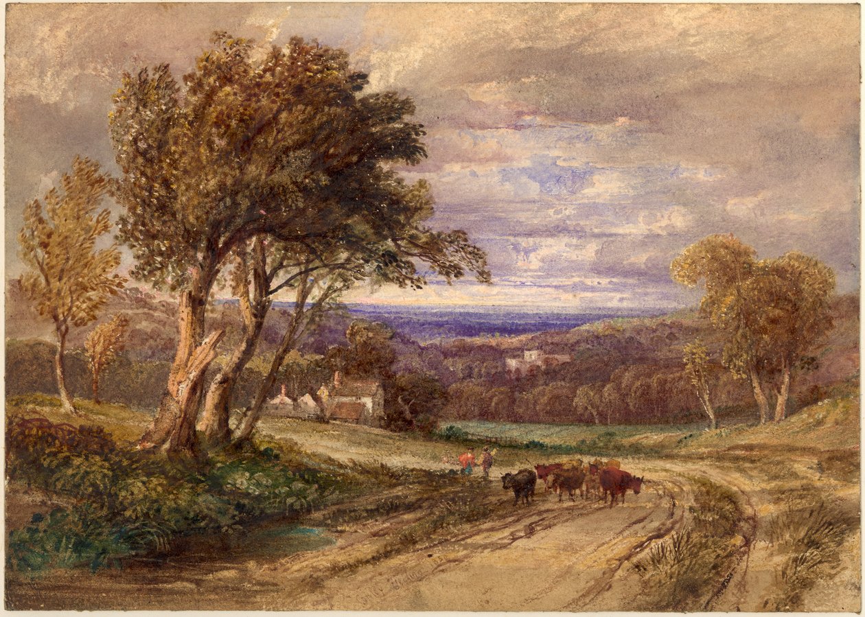 Przeorat Lanercost autorstwa Anthony Vandyke Copley Fielding