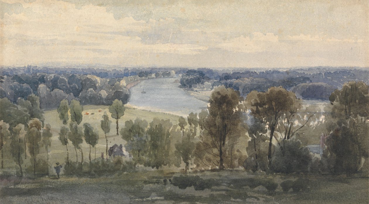 Richmond Hill autorstwa Anthony Vandyke Copley Fielding