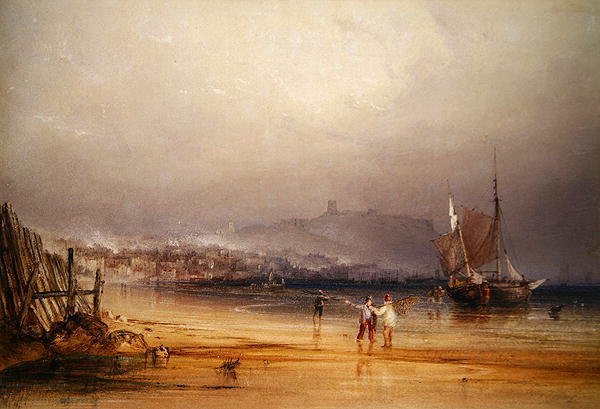 Scarborough (akwarela na papierze) autorstwa Anthony Vandyke Copley Fielding