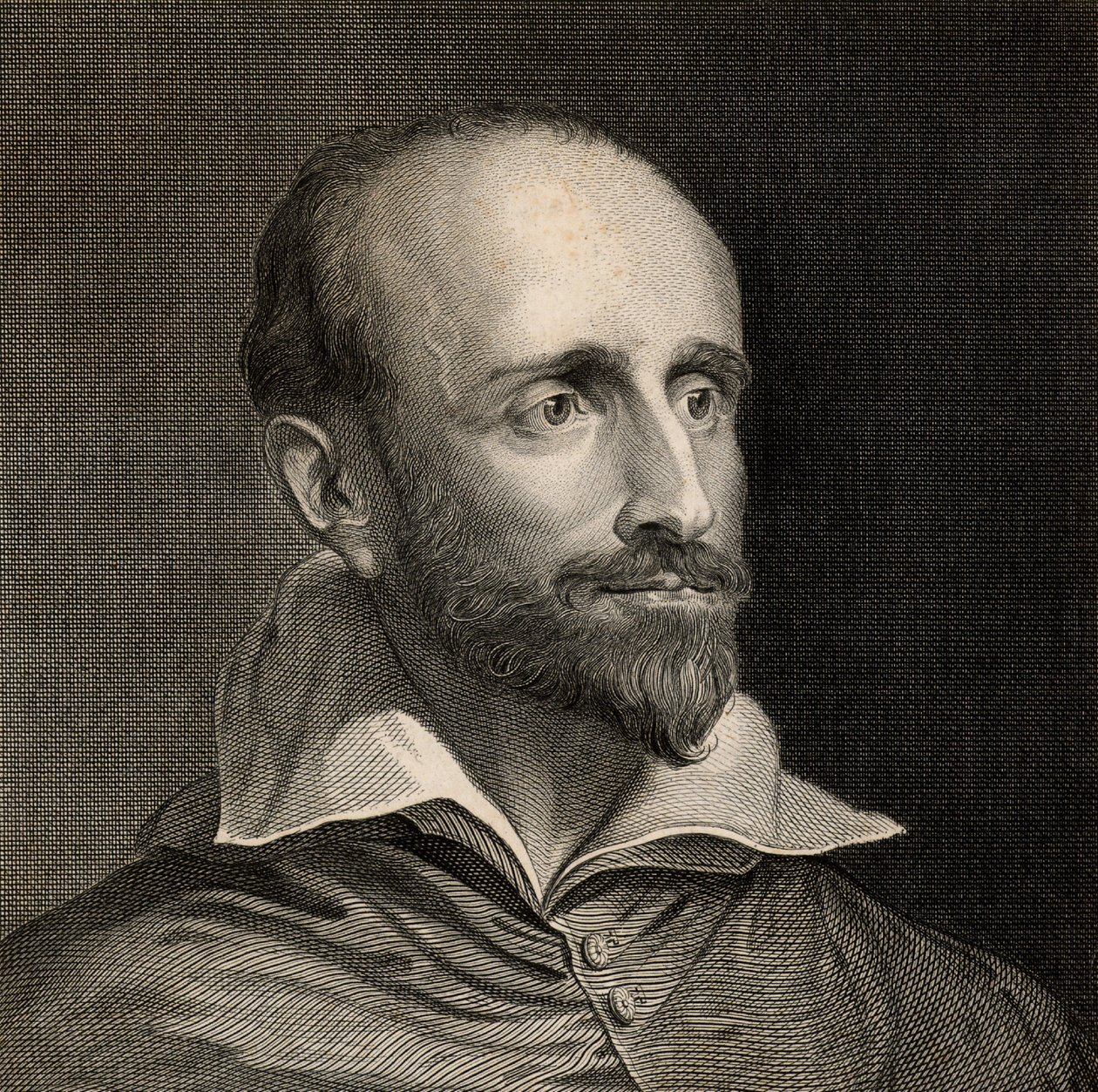 Guido Bentivoglio (1579-1644) włoski kardynał, mąż stanu, dyplomata i historyk (ryc.) autorstwa Anthony van (after) Dyck