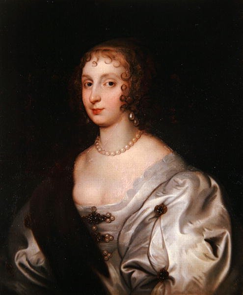 Lady Elizabeth Stuart (olej na płótnie) autorstwa Anthony van (after) Dyck