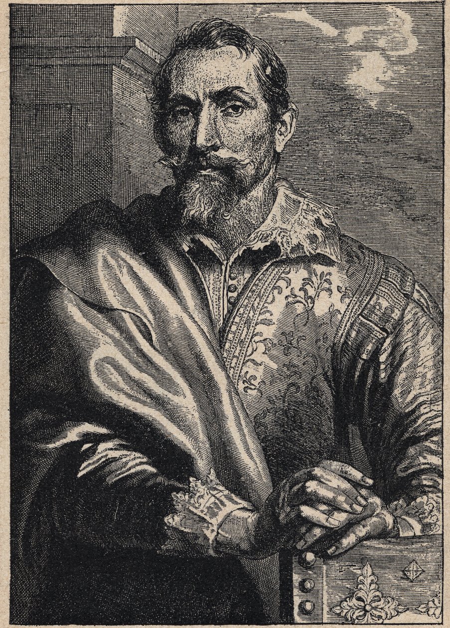 Portret Syndersa (Franciscus Snyders) (Frans Snyders lub Snijders) 1579-1657 autorstwa Anthony