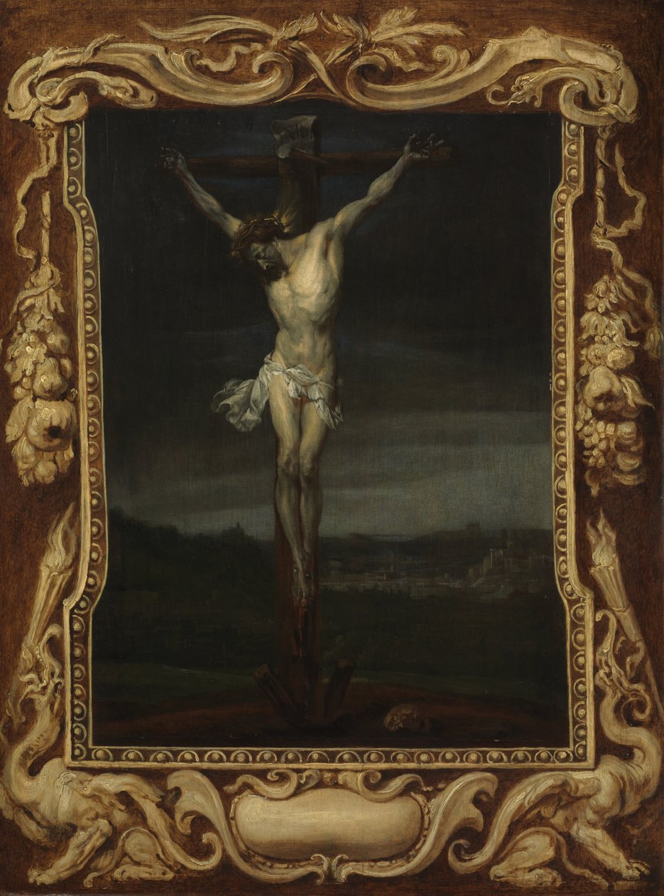 Chrystus na krzyżu, ok. 1630-1632 (olej na desce) autorstwa Anthony van (attr. to) Dyck