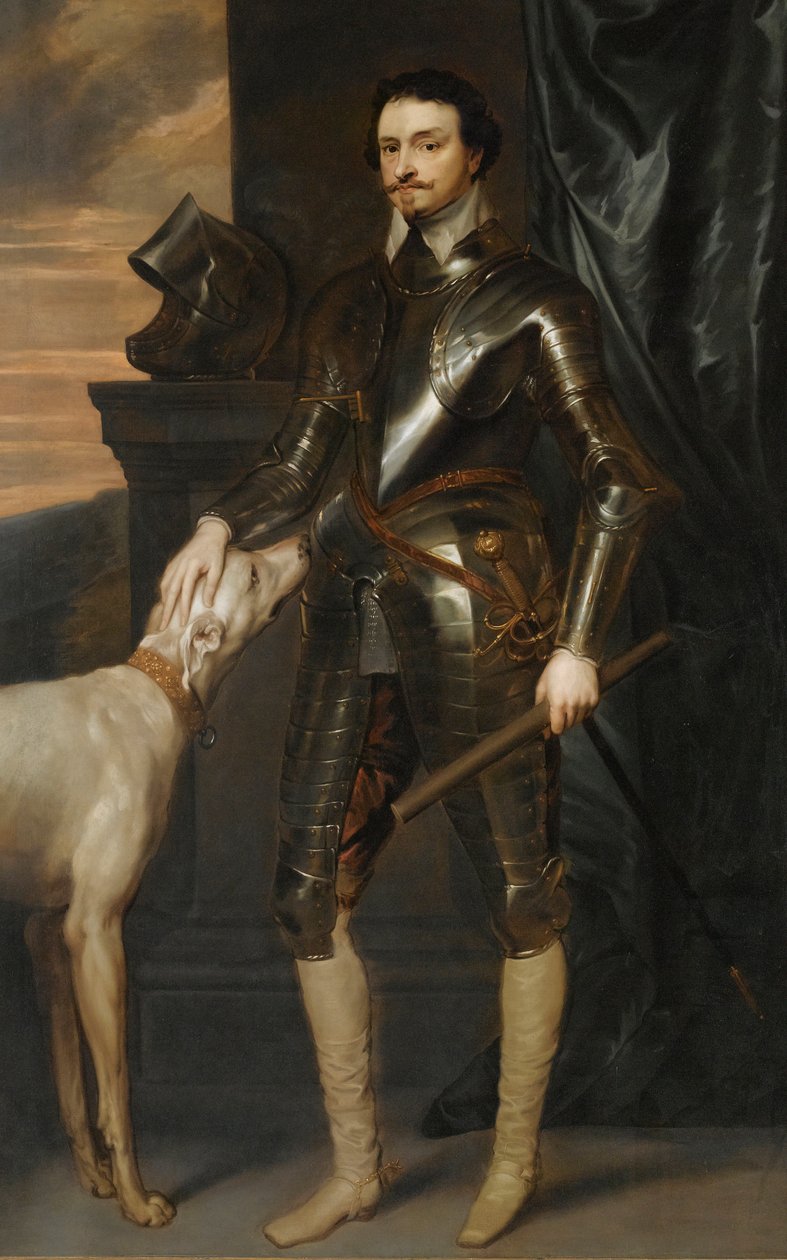 „„Portret Thomasa Wentworth autorstwa Anthony van (studio of) Dyck