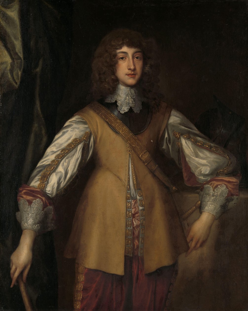 Portret Ruperta (1619-1682), księcia-Palatyna Renu, w stroju bojowym autorstwa Anthony van Dyck (copy after)
