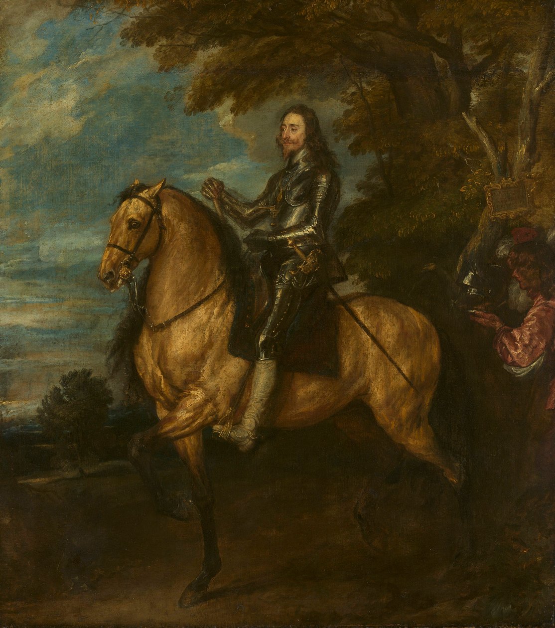 Karol I (1600-49) na koniu autorstwa Anthony van Dyck